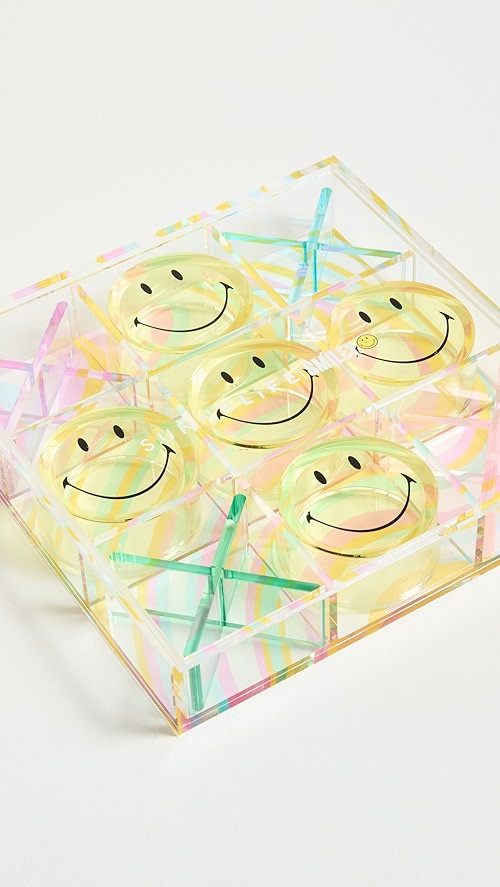 SunnyLife Lucite Tic Tac Toe Smiley | SHOPBOP | Shopbop