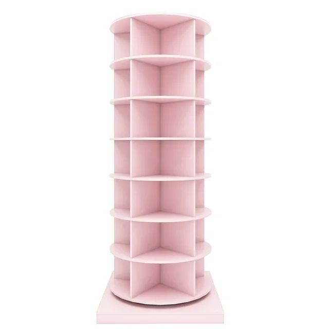 Holaki 7 Tiers 360° Shoe Cabinet Holds up to 35 Paris of Shoes, Pink | Walmart (US)