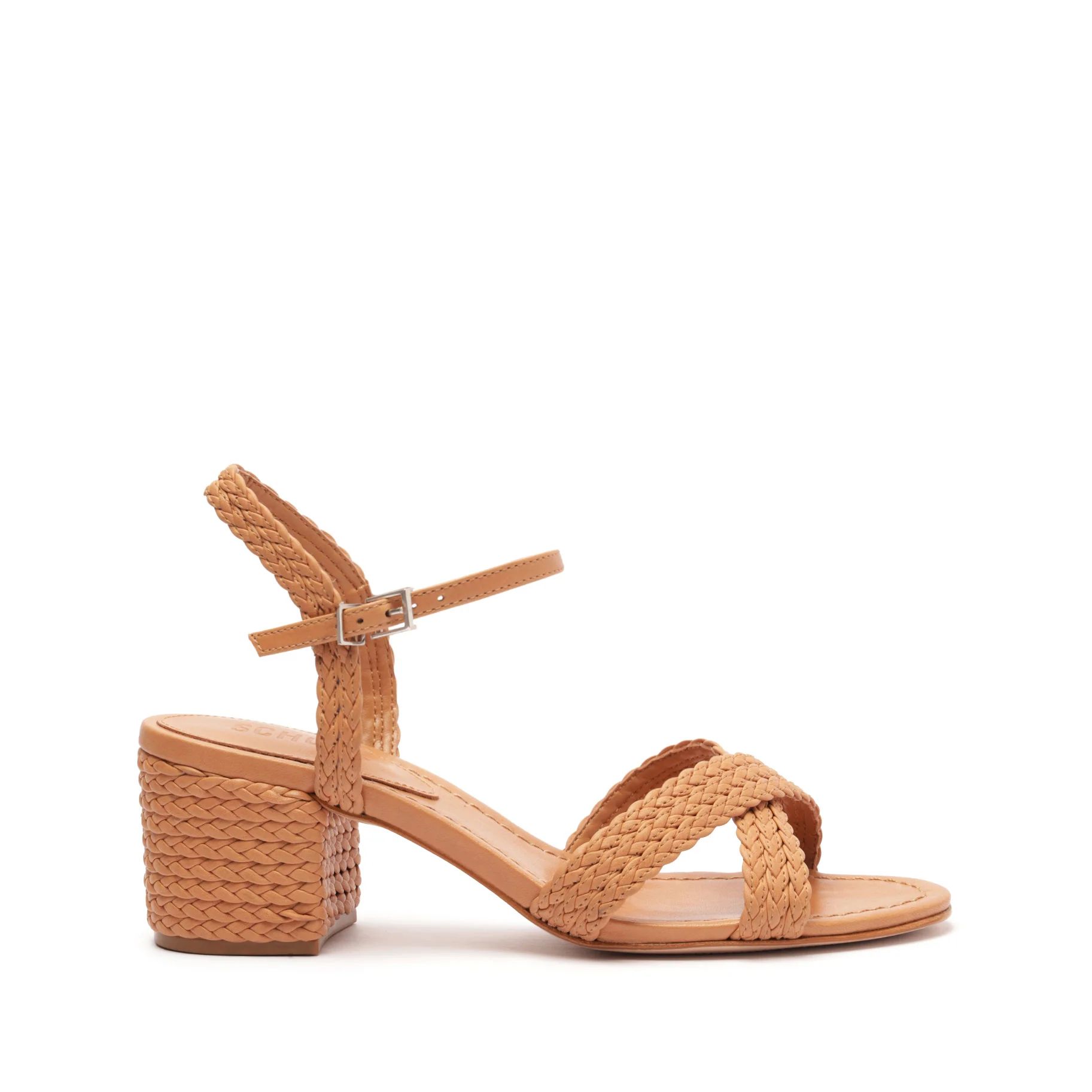 Karima Block Atanado Leather Sandal | Schutz Shoes (US)