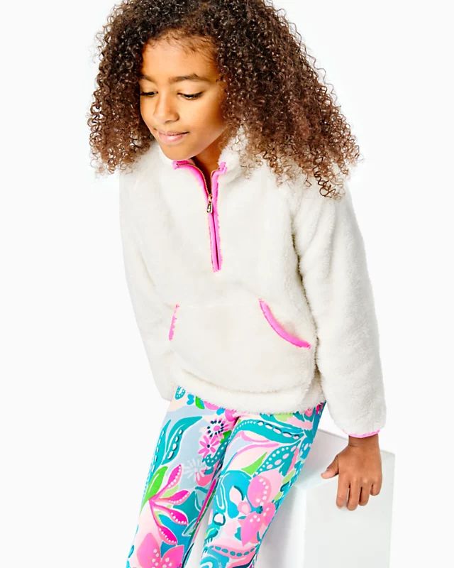Girls Little Skipper Sherpa Popover | Lilly Pulitzer | Lilly Pulitzer