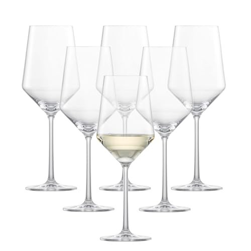 ZWIESEL GLAS Pure Sauvignon Blanc White Wine Glass (Set of 6), Graceful Wine Glasses for White Wine, Dishwasher-Safe Tritan Crystal Glasses, Made in Germany (14 Ounce) | Amazon (US)