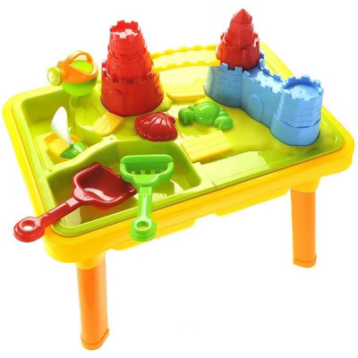 AZ  Import 23"Sandbox Castle 2-In-1 Sand And Water Table Beach Play Set For Kids | Target