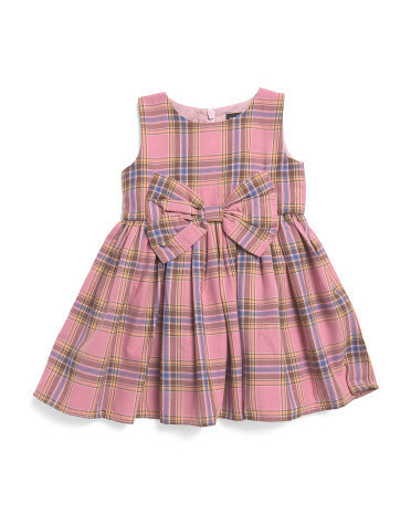 Infant And Toddler Girls Mini Checkered Dress, Cotton | TJ Maxx