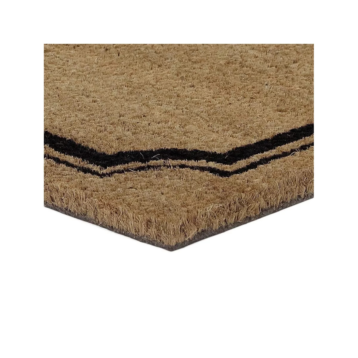 1'10"x3'11" Welcome Estate Doormat - Threshold™: Outdoor Coir Door Mat, Medium Pile, Black, Rec... | Target