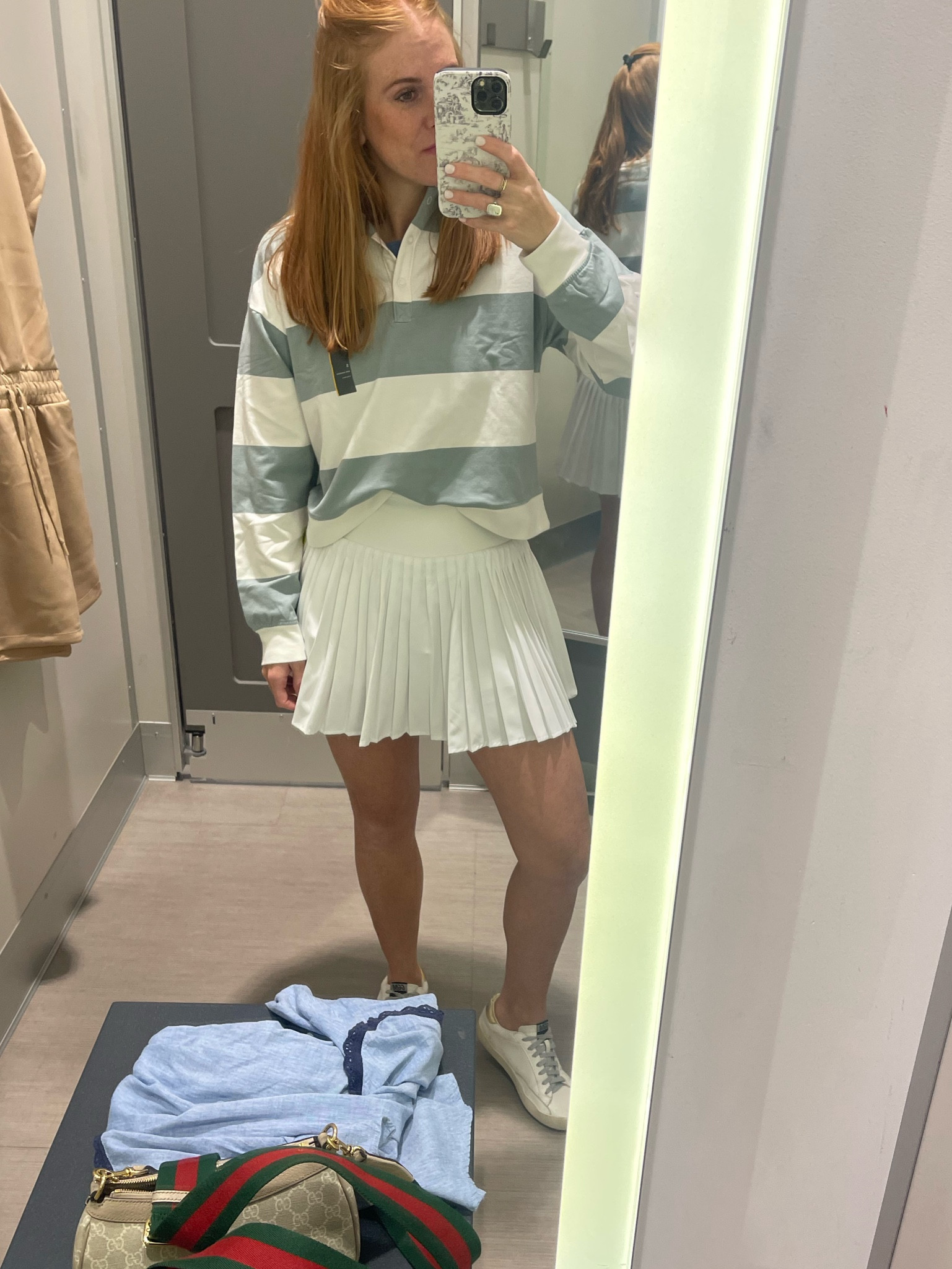 Obsessed with this !!! Wearing a small in the top & an xs in the high rise skort

#LTKBump #LTKFindsUnder50 #LTKActive