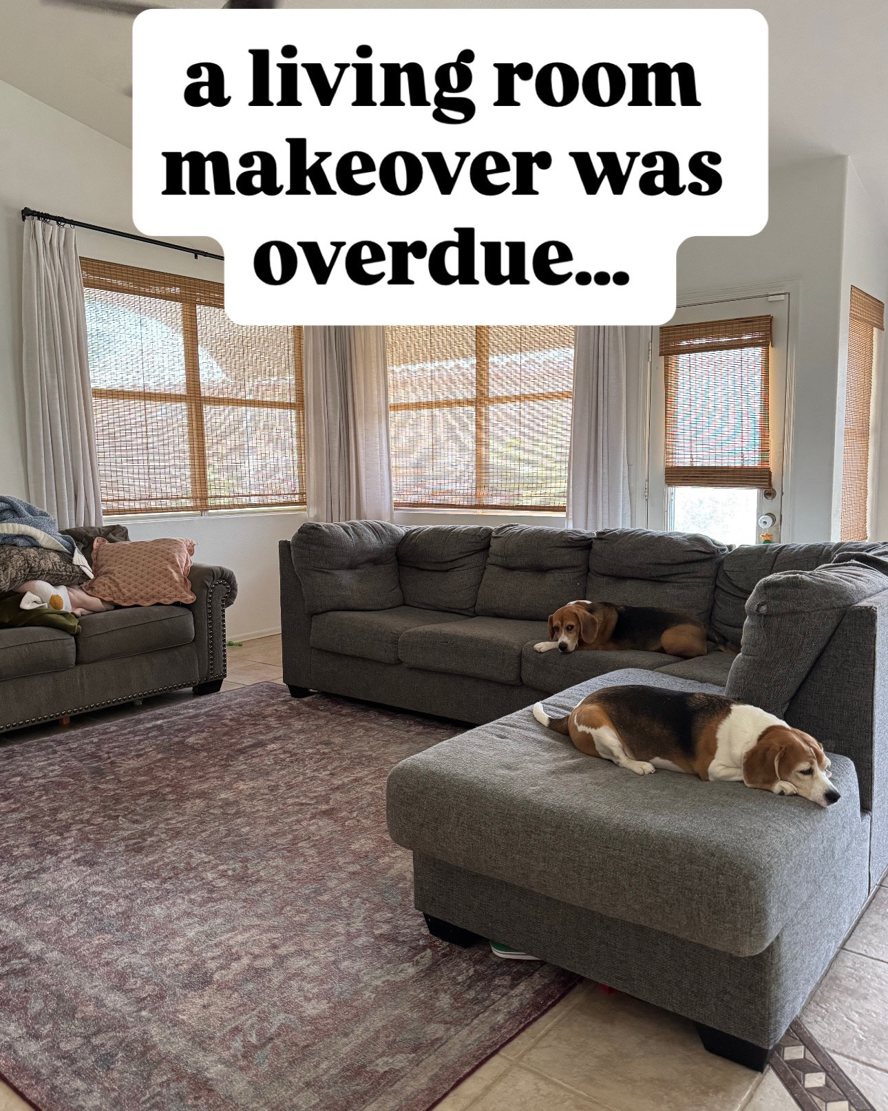 living room makeover. interior define sectional (color essex) 

#LTKHome #LTKSeasonal