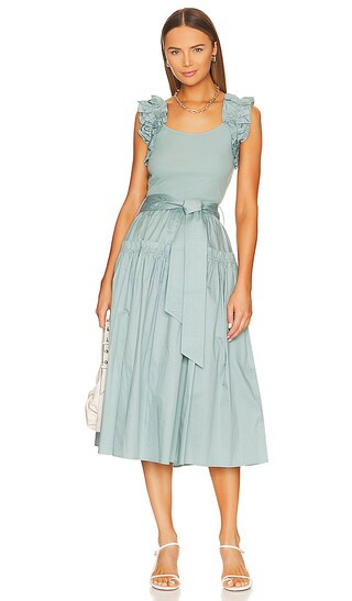 Rafaela Midi Dress in Sky | Revolve Clothing (Global)