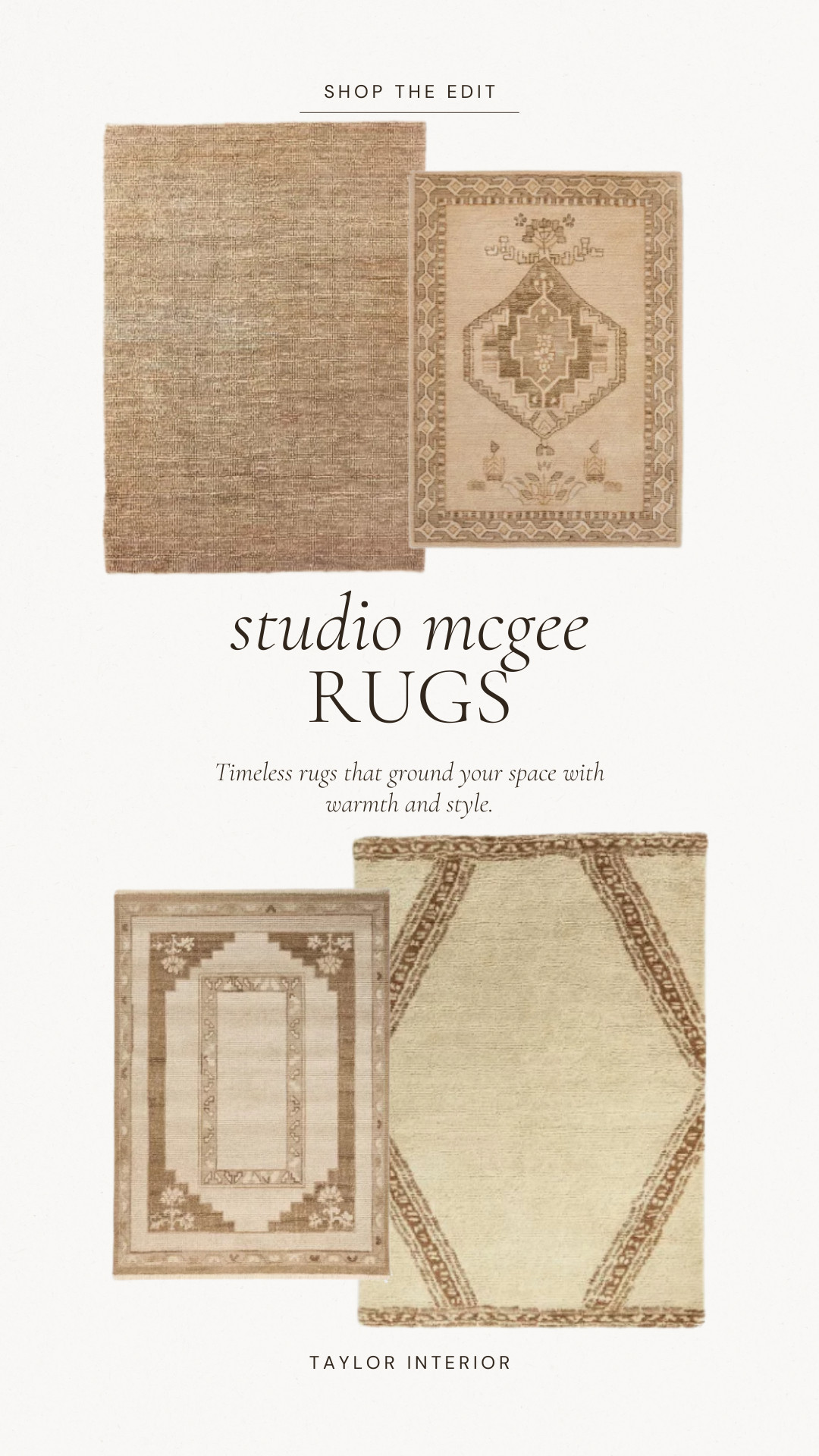 Subtle pattern, major impact 🤎 I’m loving the new Studio McGee rugs at Target — from low-pile Persian florals to handwoven jute that blend in effortlessly. Vintage-inspired, timeless styles that elevate a space without overpowering.

Studio McGee rugs, Target home decor, low-pile rugs, Persian floral rug, handwoven jute rug, neutral home decor, timeless rugs, vintage-inspired rugs, layered home styling, classic home accents, cozy home styling, living room rugs, neutral interiors, stylish area rugs, home decor inspiration

#LTKHome