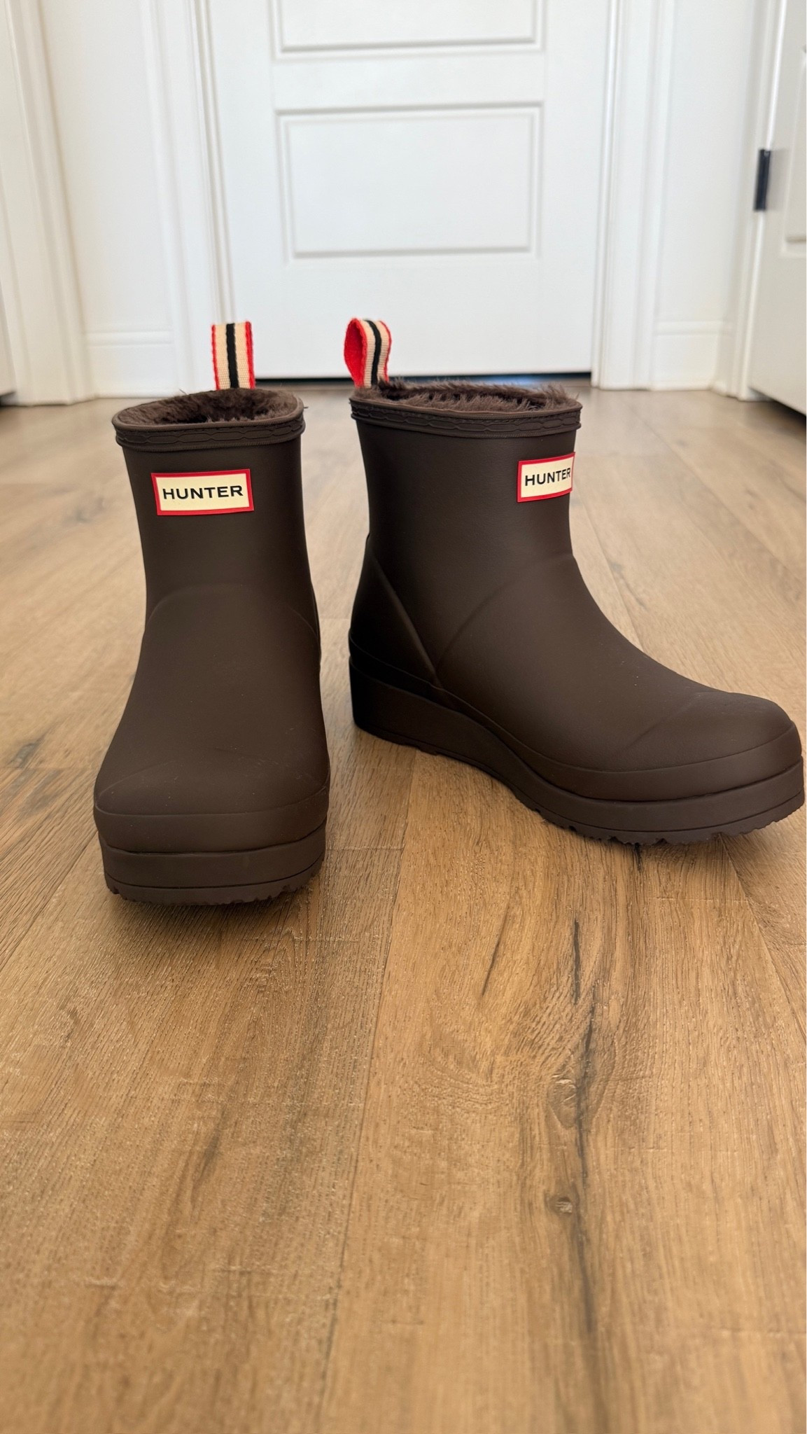 My favorite winter boots are back in stock! 
Run large