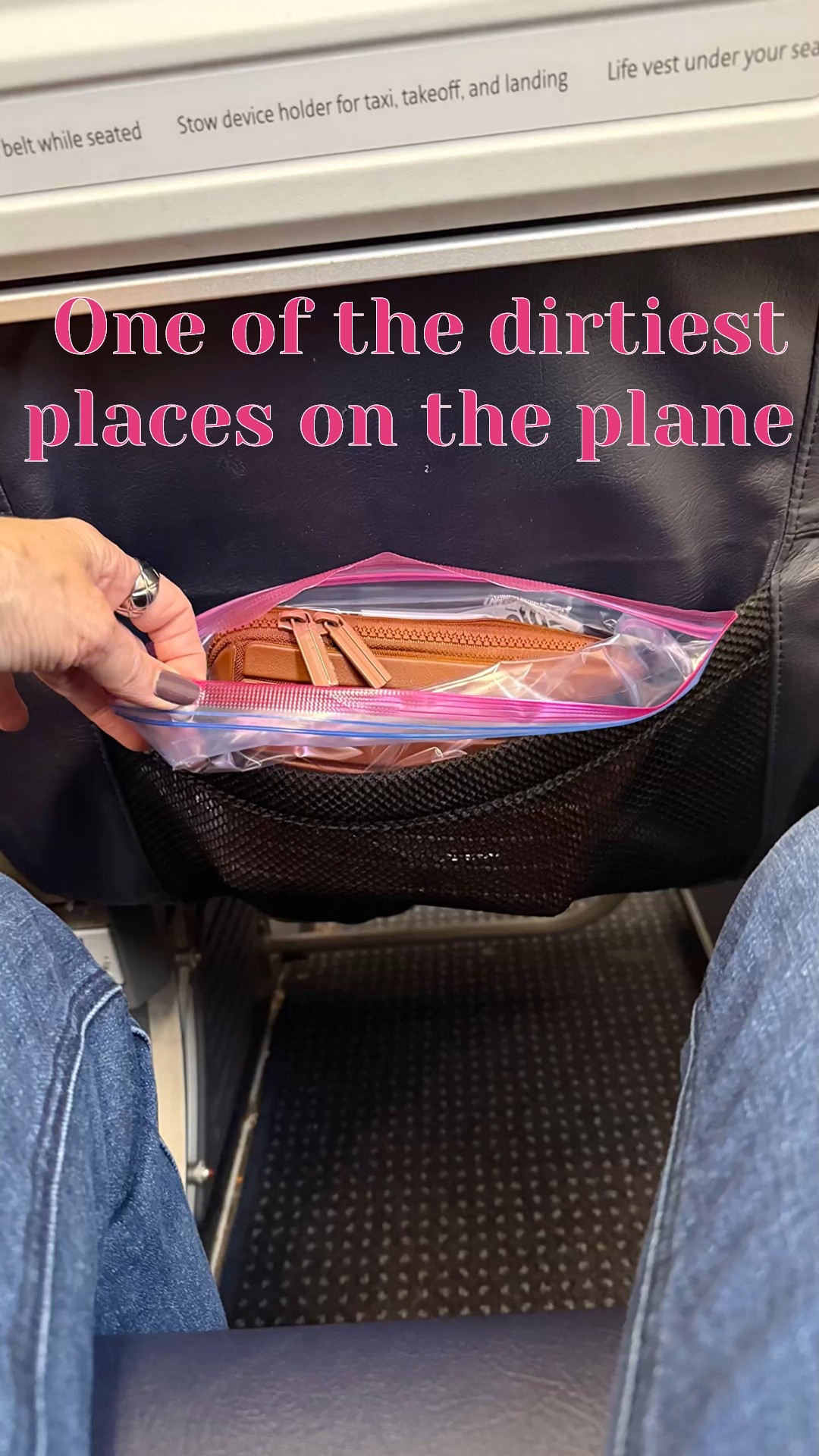 Easy way to keep your airplane seat kit clean & germ free (if you don’t like to wipe down each trip) This bag is easily wipeable though 😉

#LTKGiftGuide #LTKTravel