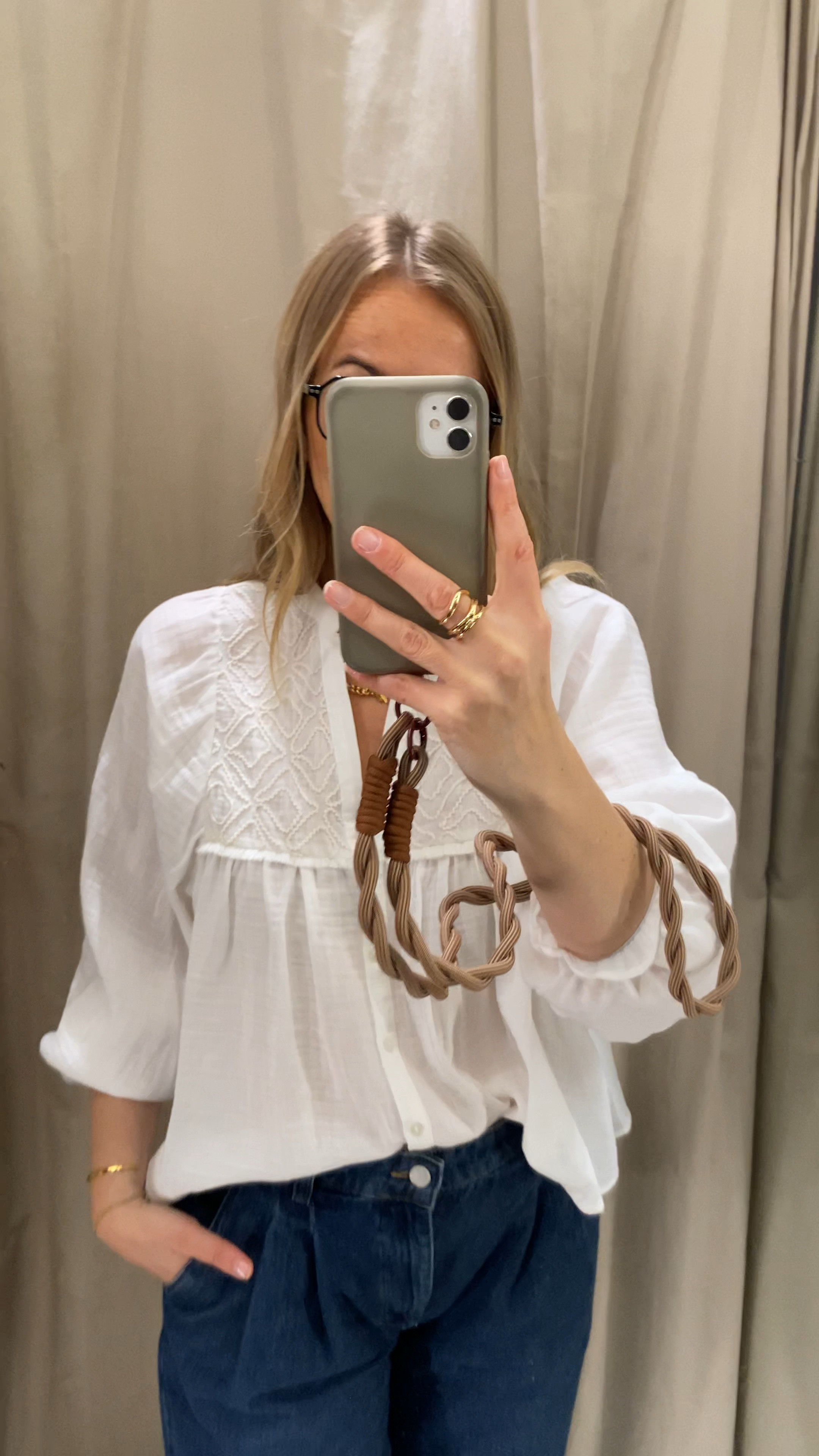 Another beautiful cotton summer blouse - under £30 
Further selections below … 
Wearing a large. Loose fitting 

Spring fashion
Spring blouse outfit 