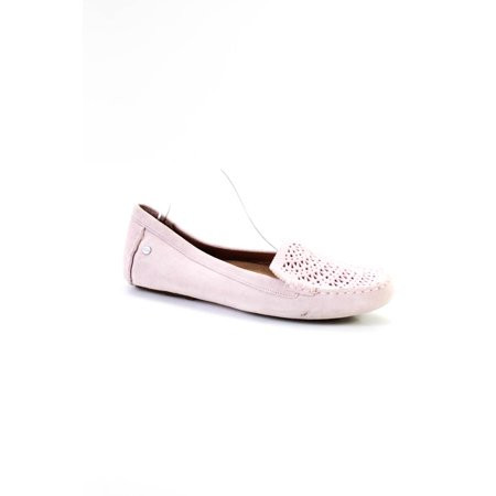 Pre-owned|UGG Australia Womens Lasercut Suede Moccasin Loafers Light Pink Size 10 | Walmart (US)