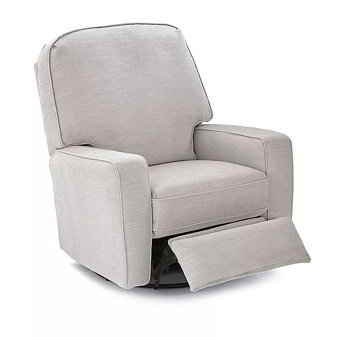 Best Chairs® Bilana Swivel Glider Recliner in Dove | buybuy BABY
