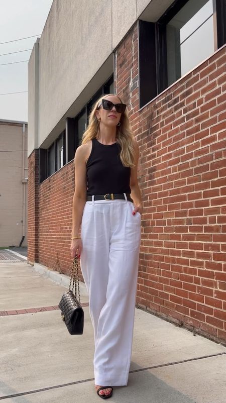 Linen pants styling, white linen pants, Madewell Harlow pant, all white outfit, style over 40

#LTKFindsUnder100 #LTKVideo #LTKOver40