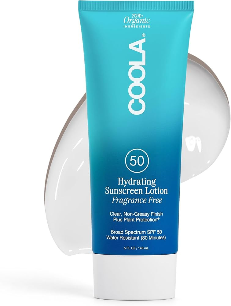 COOLA Organic Sunscreen SPF 50 Sunblock Body Lotion, Dermatologist Tested Skin Care for Daily Pro... | Amazon (US)