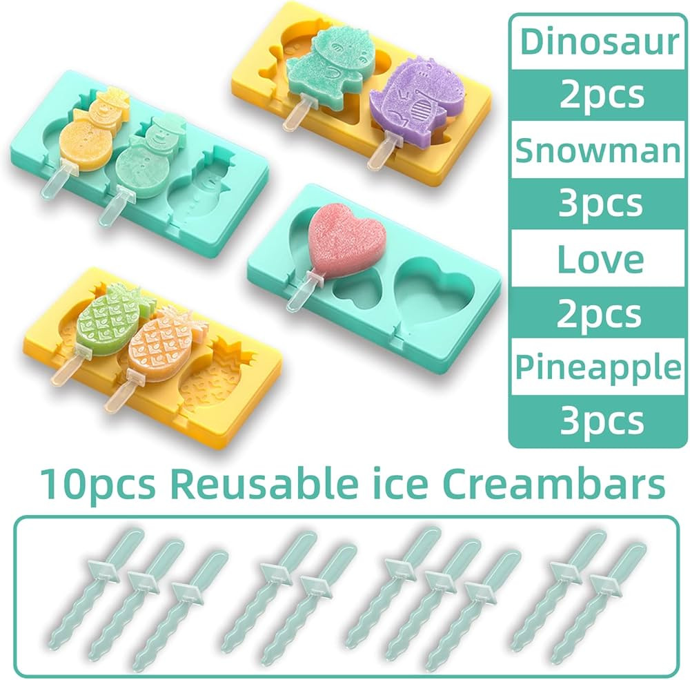 Popsicles Molds,Small Silicone Popsicle Molds For Toddlers,Homemade Frozen Baby Popsicles Molds F... | Amazon (US)