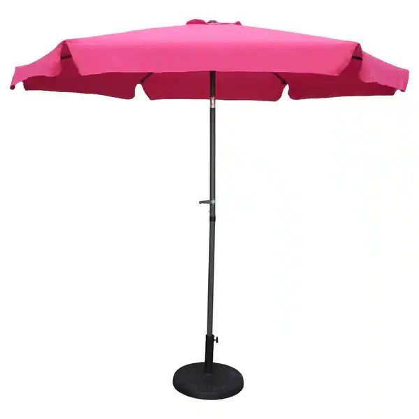 St. Kitts 9-foot Aluminum Patio Umbrella with Crank (Base not included) - Bery Berry | Bed Bath & Beyond