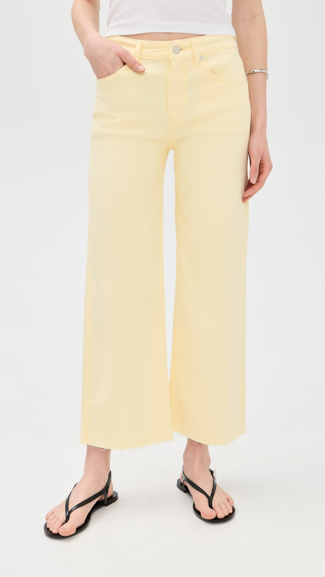 Saige Wide Leg Crop Jeans | Shopbop