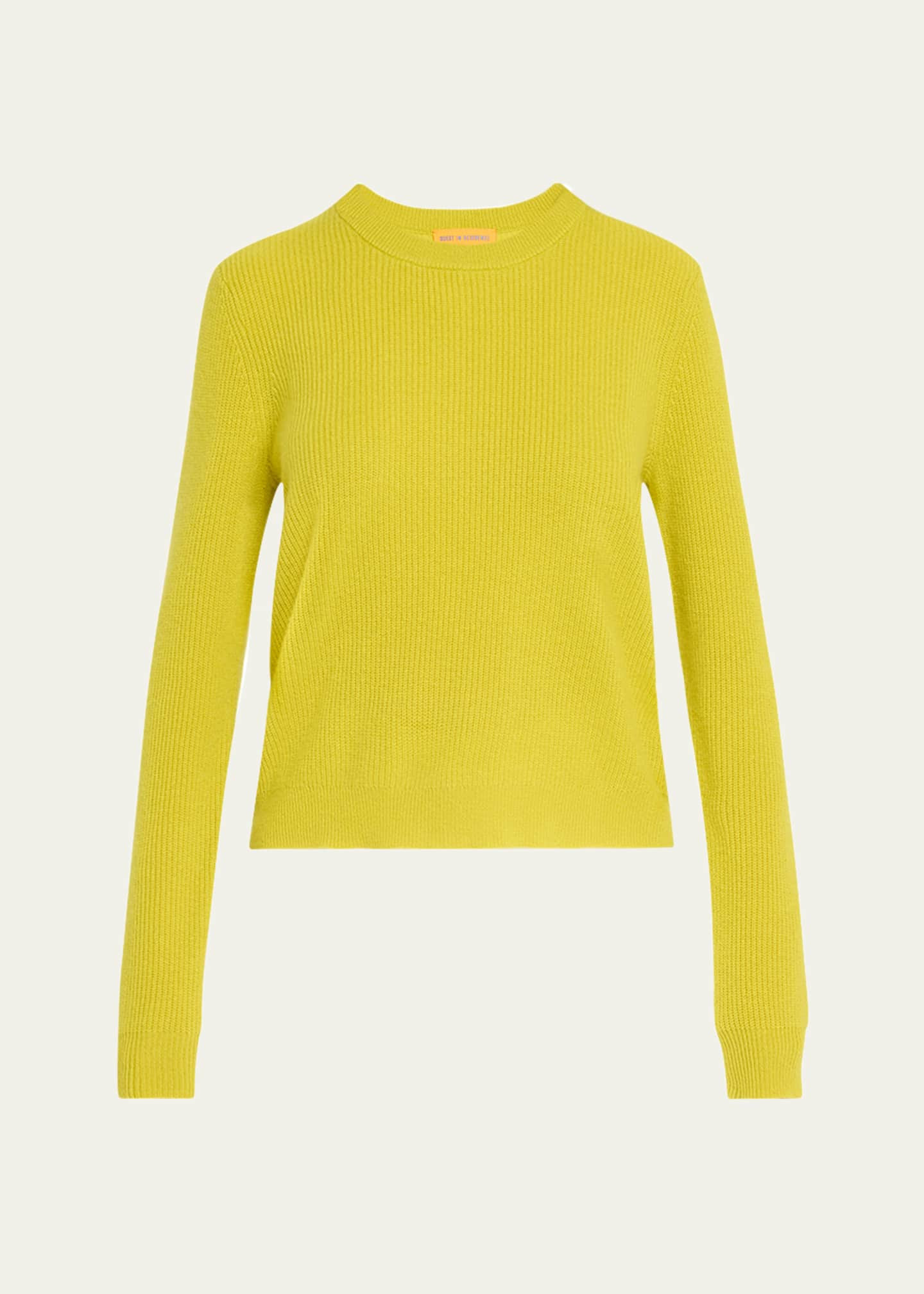 Guest in Residence Cashmere Light Rib Crewneck Sweater | Bergdorf Goodman