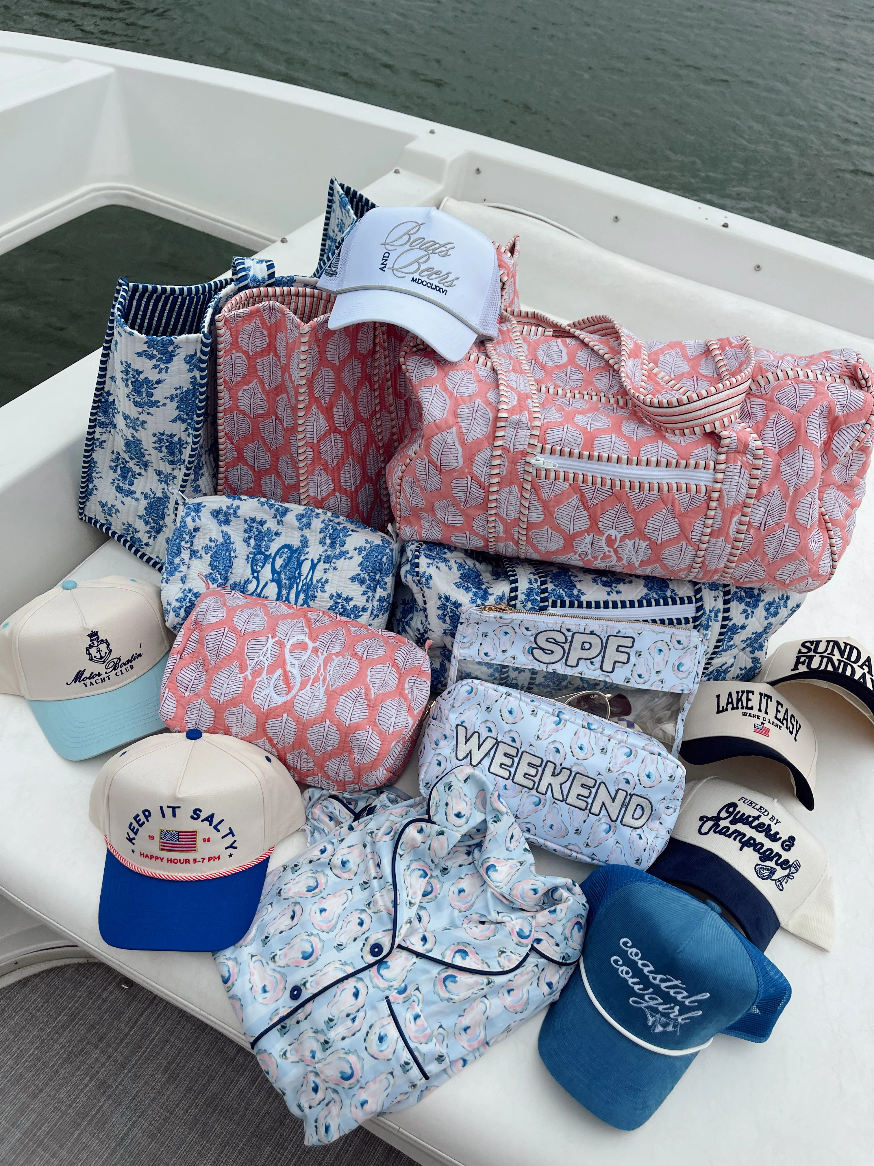 Coastal Cowgirl - Blue Corduroy Trucker Hat | KenzKustomz