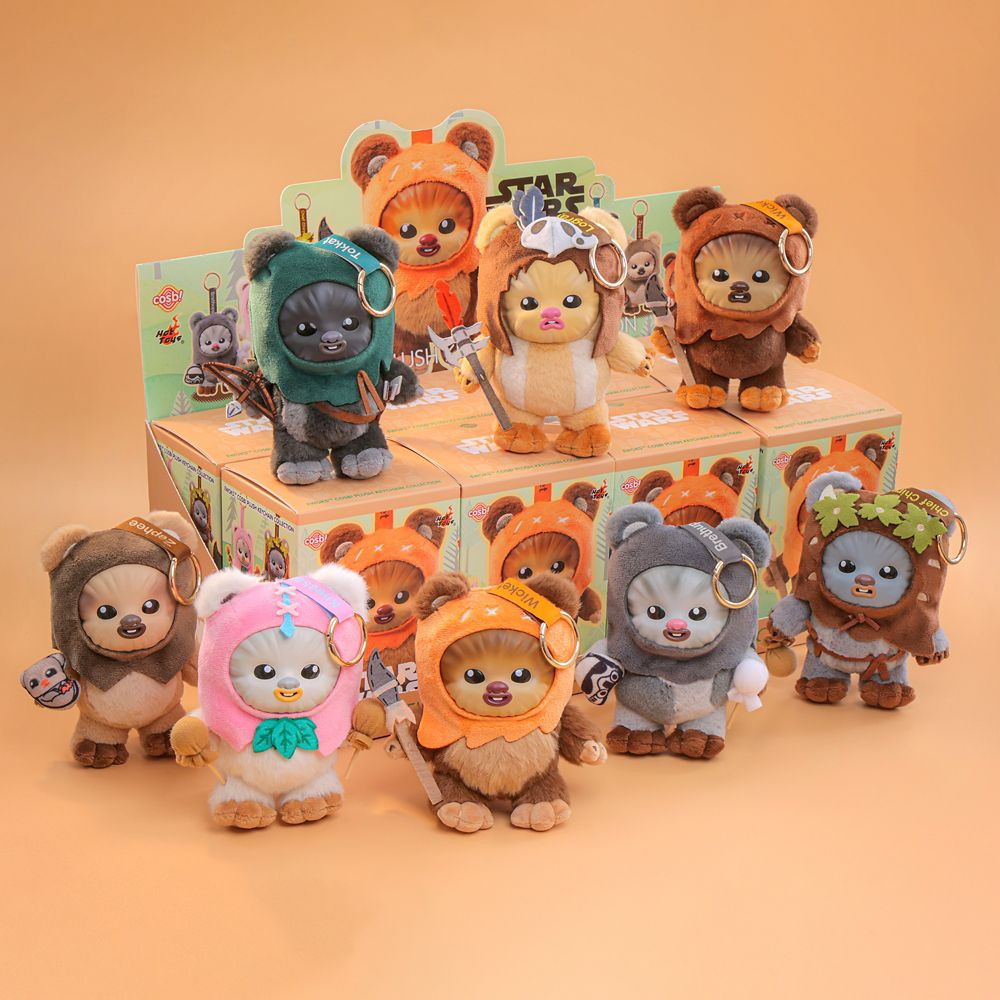 Ewoks Cosbi Mystery Plush Keychain Collection Blind Box by Hot Toys – Star Wars – 1pc. | Disney Store