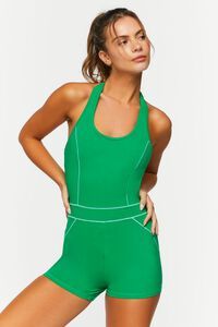 Active Contrast-Trim Romper | Forever 21 (US)