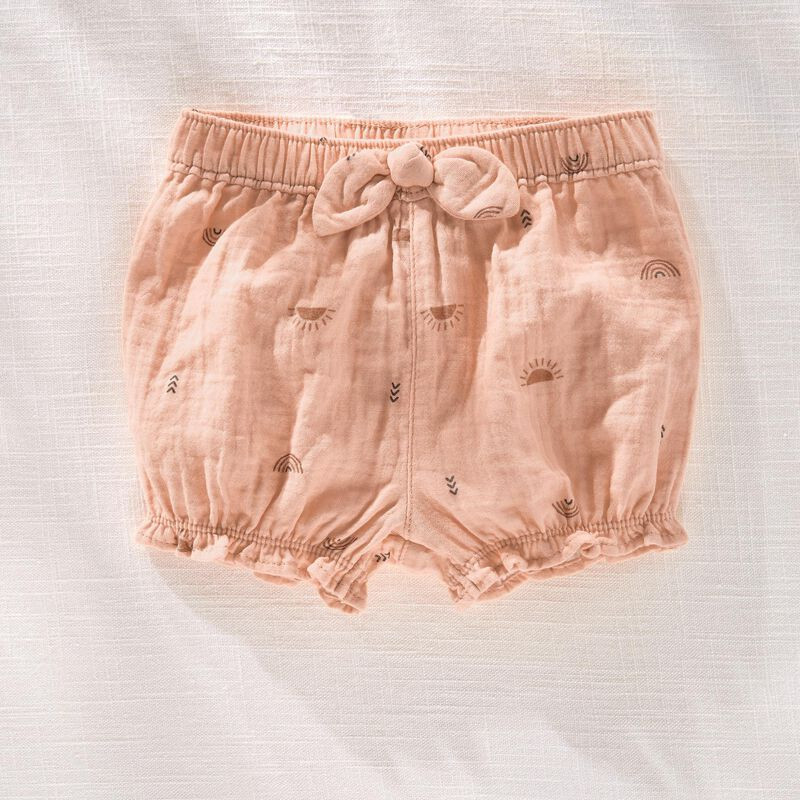 Baby Hilary Duff Rays And Rainbows Crinkle Gauze Shorts | Carter's