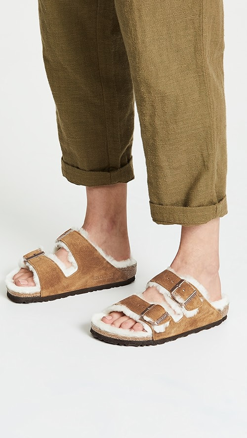 Birkenstock Arizona Shearling Sandals | SHOPBOP | Shopbop