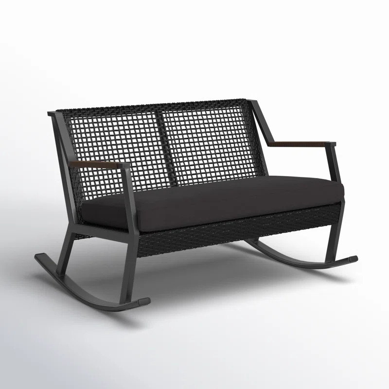 Calvin Metal Outdoor Rocker Chair | Wayfair North America