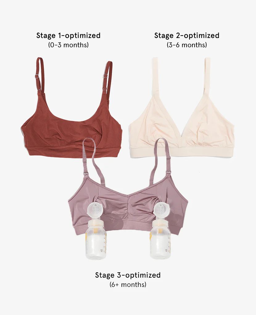 Stages of Breastfeeding 3-Pack | A Bra for Every Stage of Breastfeeding | Bodily
