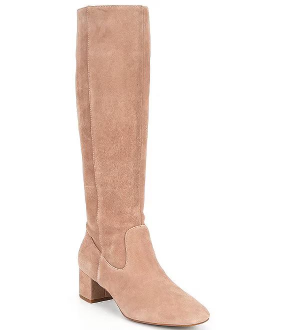 Prizelle Suede Slim Calf Tall Shaft Boots | Dillard's