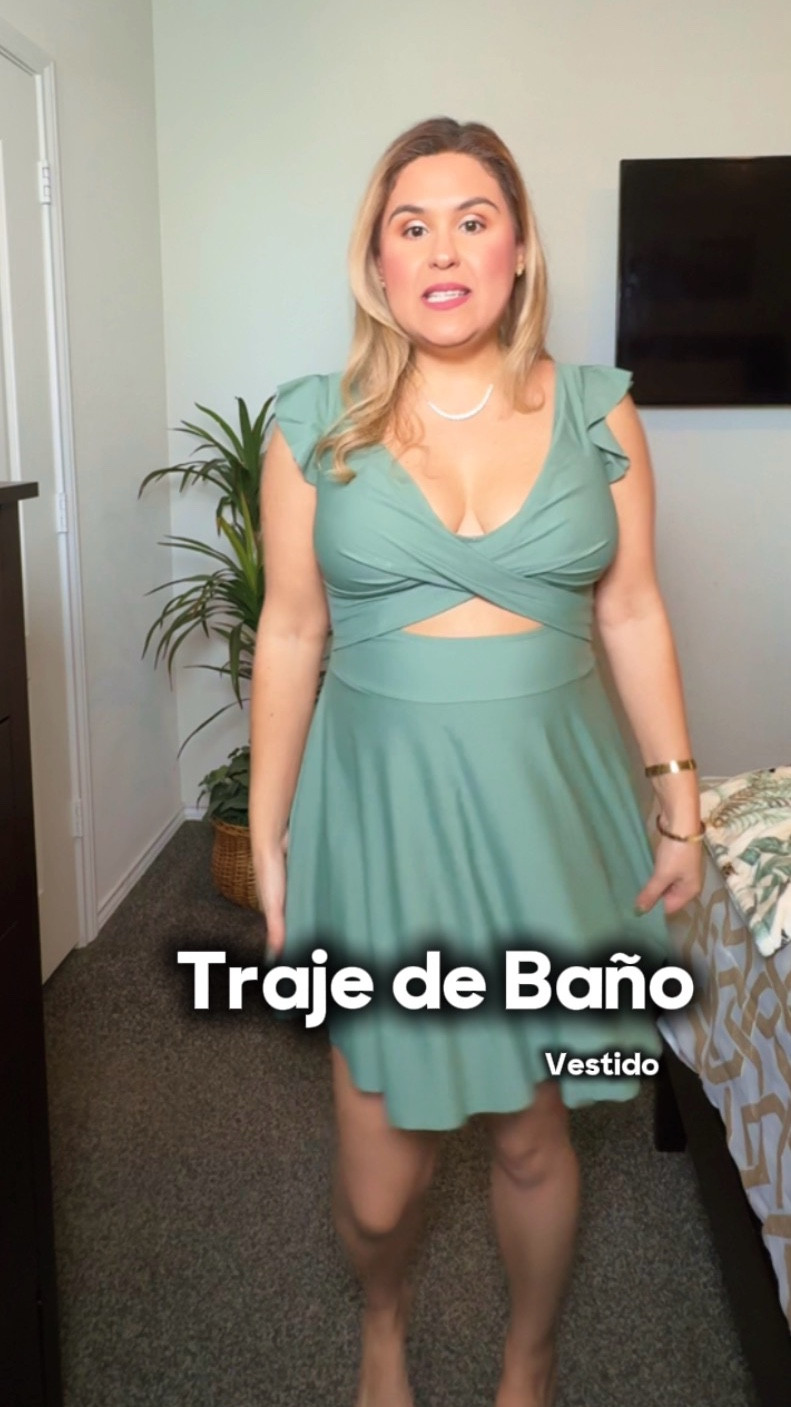 Traje de baño vestido
Perfecto para las mamás que queremos vernos lindas y a veces no quieres meterte en el agua. Si te mojas no pasa nada
#swimsuit #onepieceswimsuit #women
#swimdress #summerlooks

#LTKmomlife #LTKSwim #LTKSeasonal