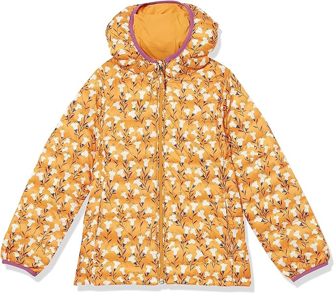 Amazon Essentials Girls and Toddlers' Lightweight Water-Resistant Packable Hooded Puffer Jacket | Amazon (US)
