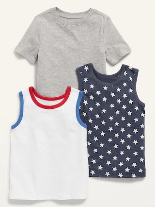 3-Pack T-Shirt and Tank Top for Toddler Boys | Old Navy (US)