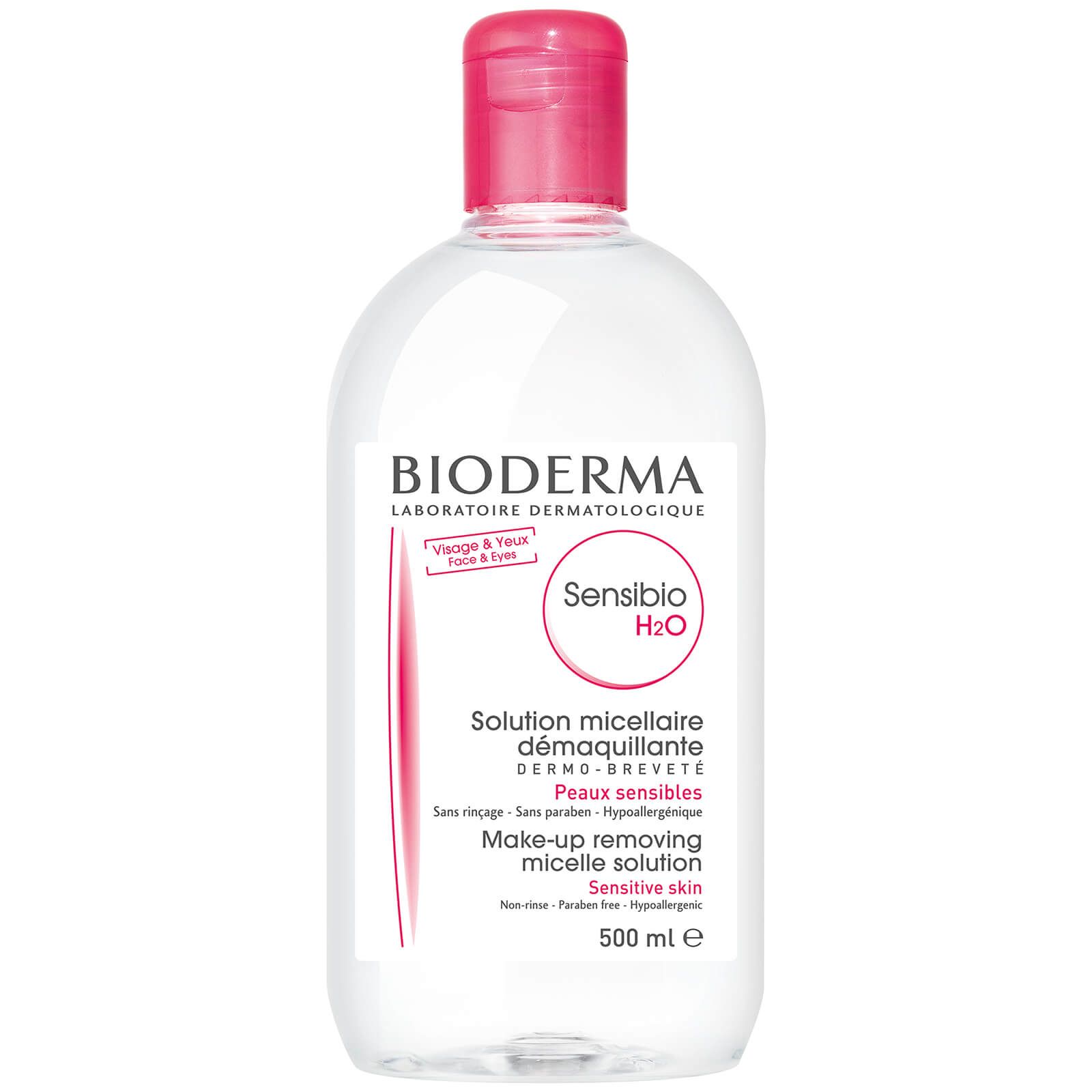 Bioderma Sensibio H2O Make-Up Removing Solution Sensitive Skin 500ml | Look Fantastic (UK)