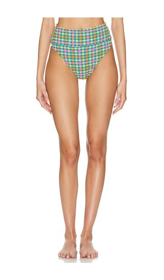 Highway Bikini Bottom in Sunny Side Gingham | Revolve Clothing (Global)