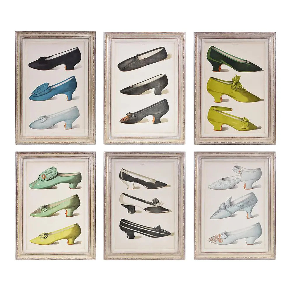 Thomas Greig Watson A Group of Six Ladies' Dress Shoes of the Nineteenth Century 1900 - Set of 6 | Chairish