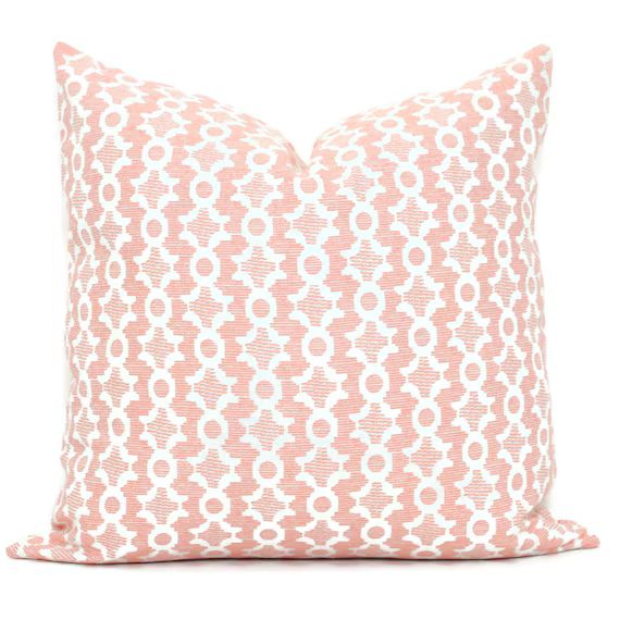 Sister Parish Clara B Simply Pink Decorative Pillow Cover | Etsy | Etsy (US)