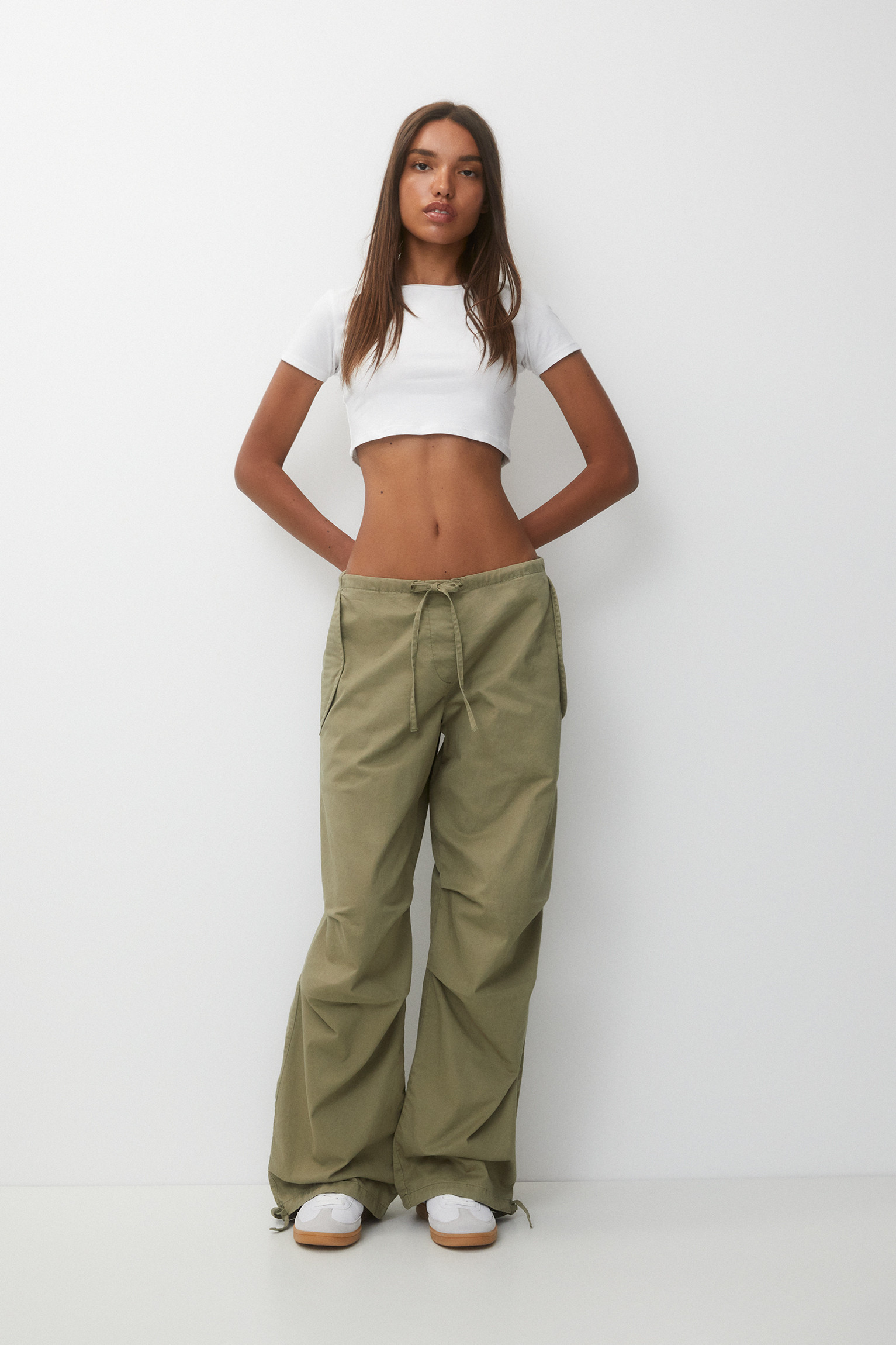 Parachute trousers | PULL and BEAR UK
