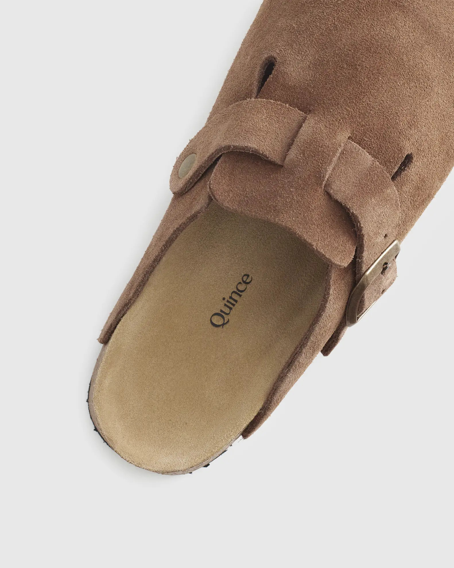 Water Repellent Suede Clog Mule | Quince