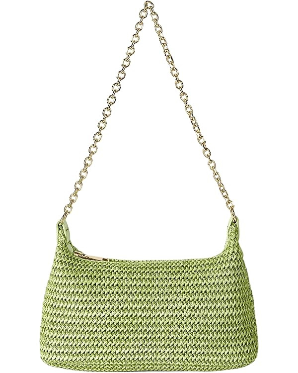 Verdusa Women's Straw Woven Shoulder Bag Tote Handbag Summer Beach Purse Vacation Bags | Amazon (US)