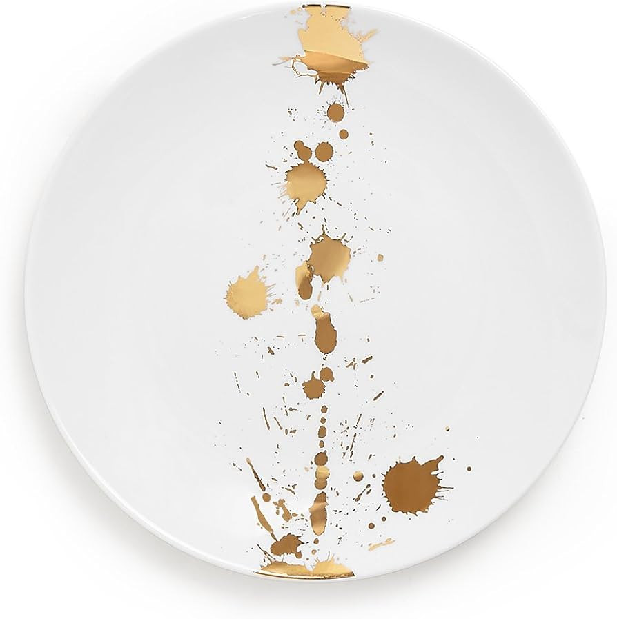 Jonathan Adler 1948 Dessert Plate, Gold Large | Amazon (US)