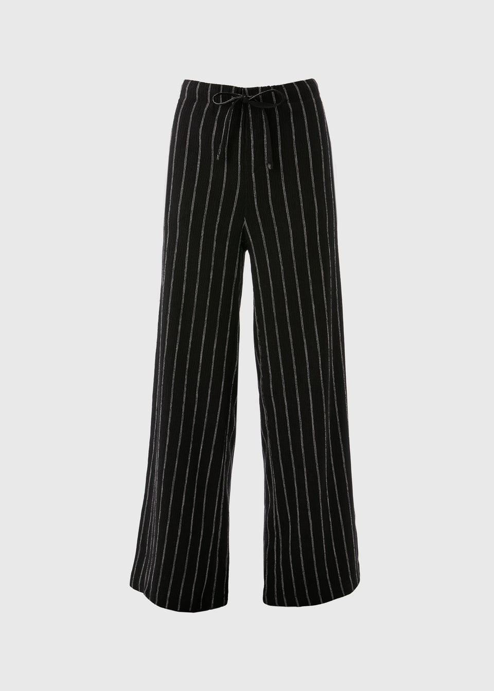 Black Pin Stripe Co Ord Wide Leg Trousers | Matalan (UK)