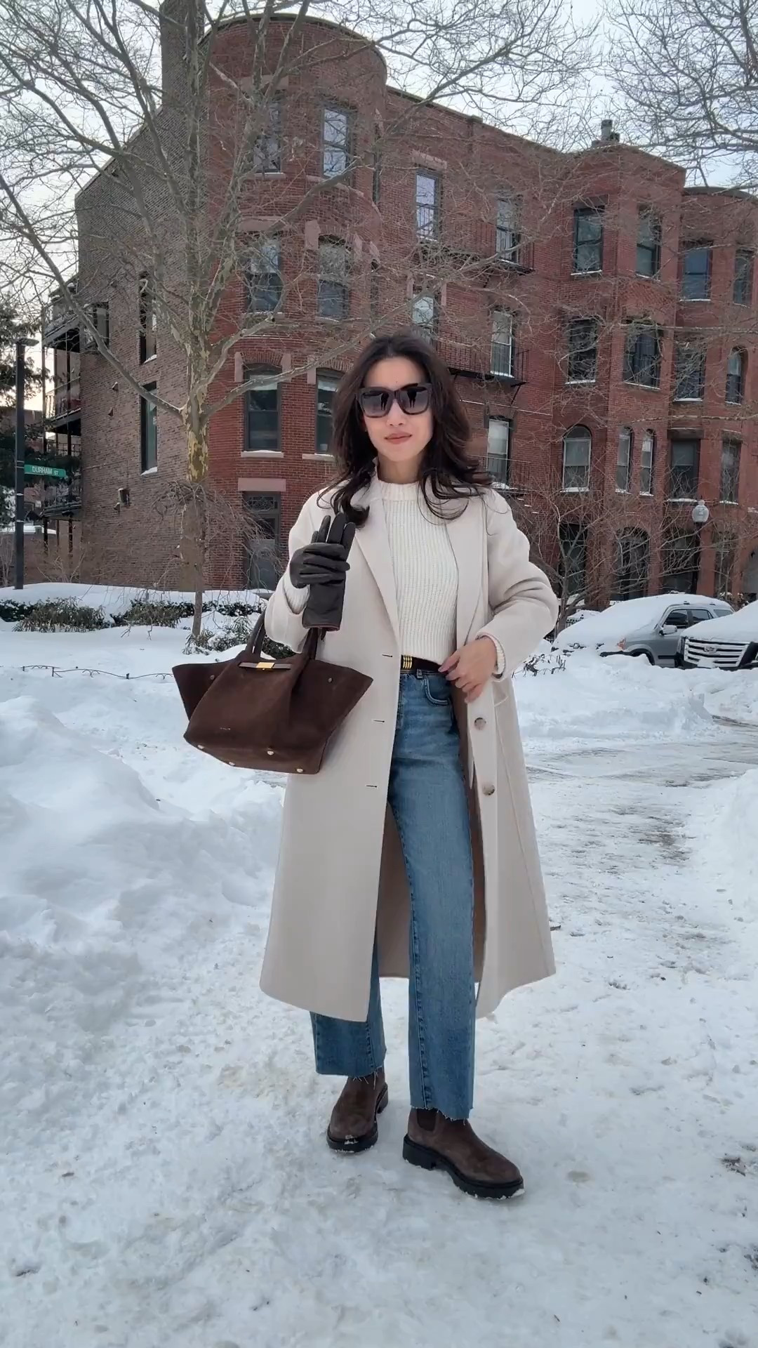 Madewell jeans on sale!

• Madewell pieced barrel jeans 24 hems cut, these are a relaxed fit and looser at waist on me, you could possibly size down if between sizes I uncuffed them and cut the hems to make more versatile for me.

• Woolcano kids merino base layer set size kids 11-12 (I am usually xxs petite), they make both adult and kids, sold as a set or separately 

• Quince Fisherman Crewneck Sweater xs. A thicker rib knit, with a relaxed fit on me.

• Vince water resistant Chelsea boots size 5 has room on me for thicker socks

• jcrew double face wool coat from last year XXs petite fyi this is not lined 

• Madewell metal keeper belt xxs

• DeMellier bag 

• Celine sunglassess

#LTKootd #LTKSeasonal #LTKPetite