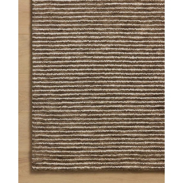 Ebern Designs Malpass Mocha / Ivory Area Rug | Wayfair North America