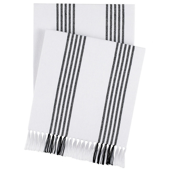 Ibiza Black Throw | Annie Selke