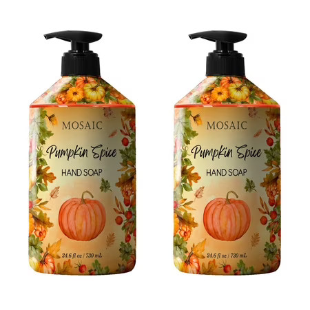 Pumpkin Spice Liquid Hand Soap 24.6 fl oz Each (Set of 2) | Walmart (US)