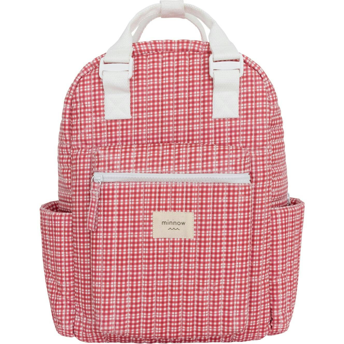 Poppy Gingham Coated Everyday Backpack | Maisonette