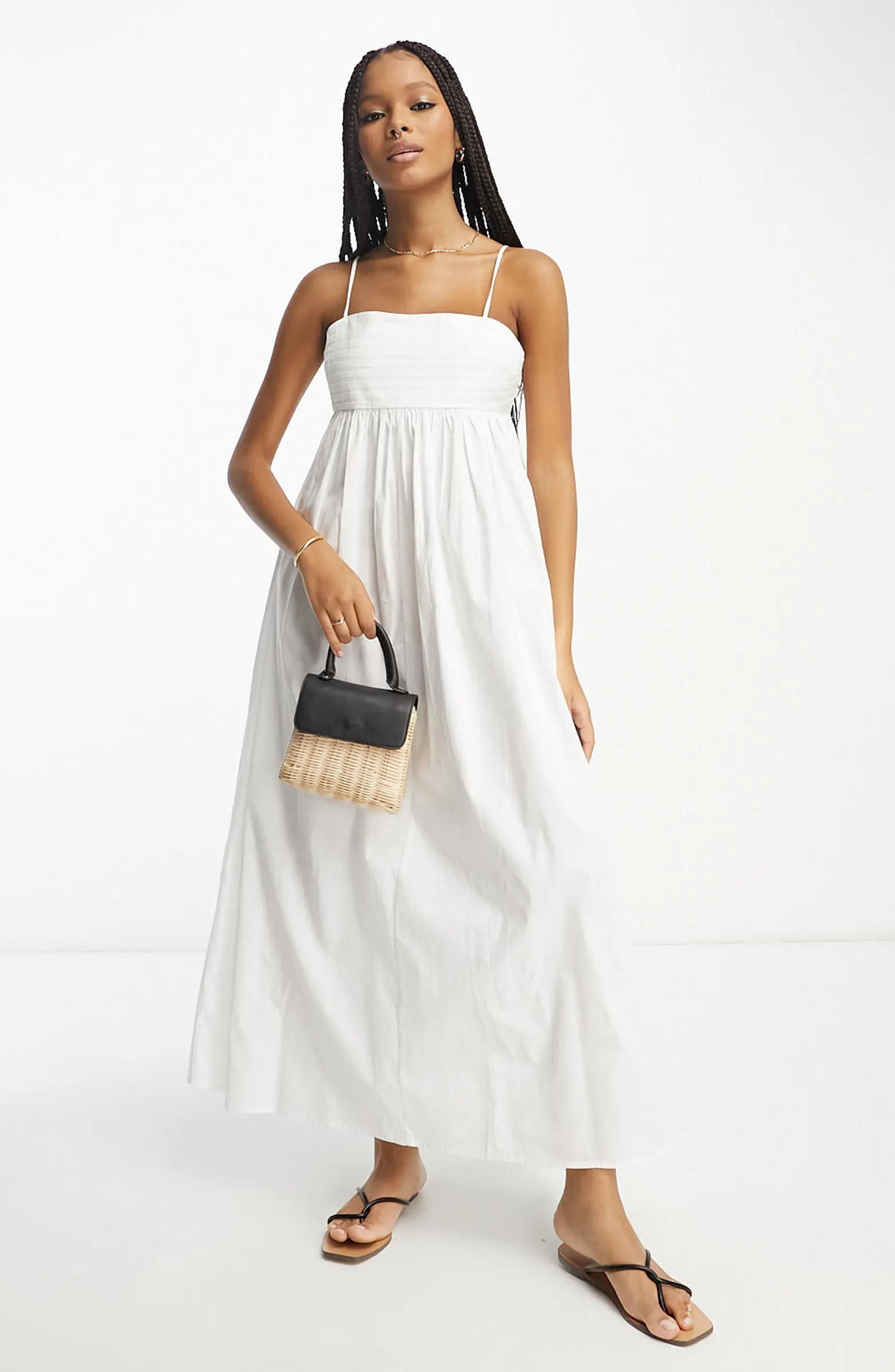Cotton Midi Babydoll Sundress | Nordstrom