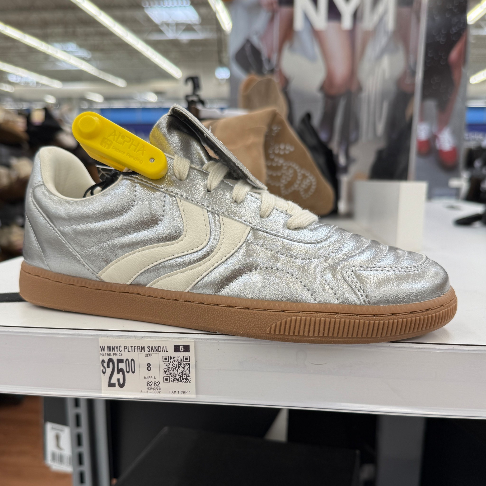 walmart finds madden nyc silver sneakers metallic sneakers casual shoes trendy footwear street style fall outfits winter outfits affordable fashion everyday style wardrobe staples